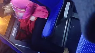 Sweet Spanish girl on the bus