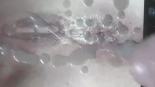 Tossertim dumps his load on Milfjess's cunt
