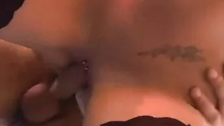 British blonde slut gets fucked in rollerboots