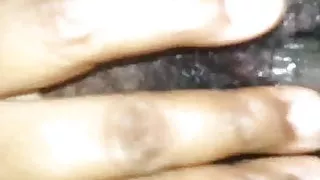 Playing with the  pussy