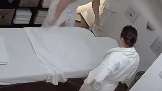 First cam in real massage salon