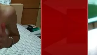 pornstar Crystal Crown surprised with her own facial 20