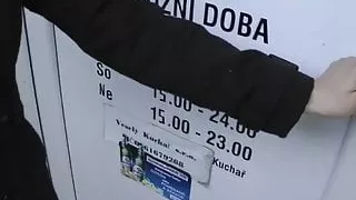 Brunette banged with two cocks twhorugh holes in her tights