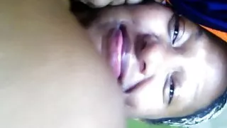 Busted giving neck to neighbors husband.