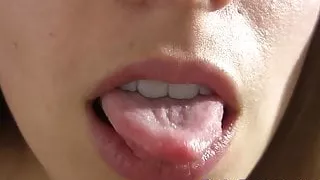 Lelu Love-POV Lip Licking Kissing JOE