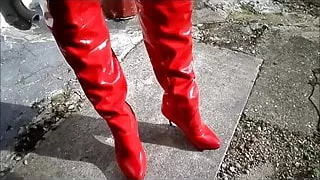 red boots