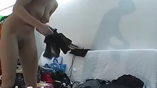 Backstage fun with energic czech teen