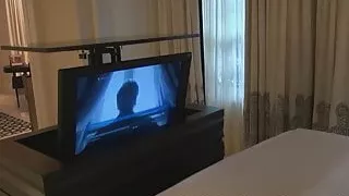 A POV date with Amanda Bryant leaves her hairy puss creampie