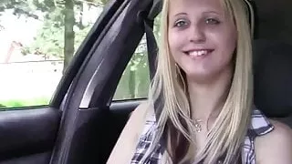 Bitch STOP - Blonde teen Katerina fucked outdoor