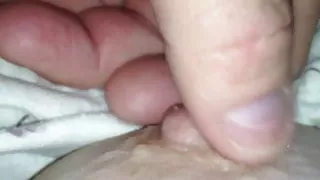 pulling & twisting wifes ripe nipple until she gets annoyed