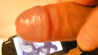 masturbation in the bath on the photo