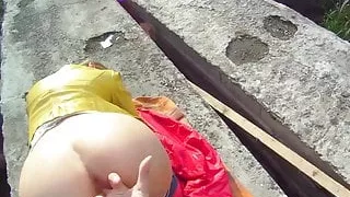 Fucking Glasses - Fucked on a construction site