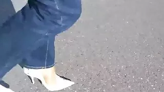 13cm High Heels Pumps - Jeans und Nylons