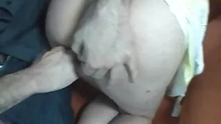 Busty lapdancer is fingered by horny camera guy