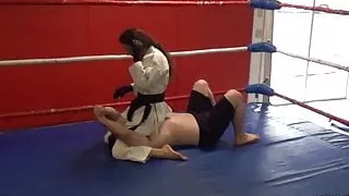 Mixed Fight- Headscissor Beatdowns Trampling Humillation