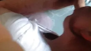 Giving my friend a blowjob