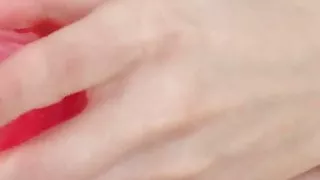 Up close and personal with blonde's pussy pleasure