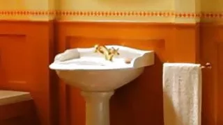 Intense leg and foot worship in the boudoir