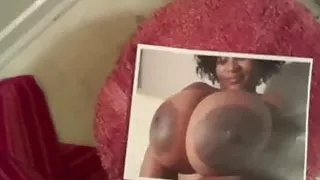 cumming on black tits