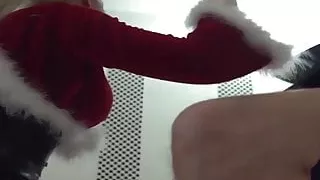 Mistress gives Slave a Christmas Bonus