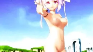 MMD Nude Water Dance