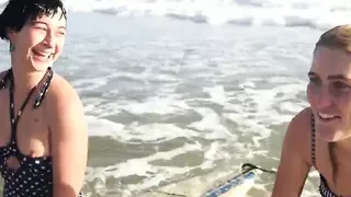 Nasty Australian lesbian threesome