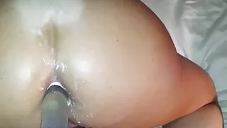 Long Dildo in the ass