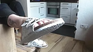 Birkenstock  sandals in Footfetish modeling