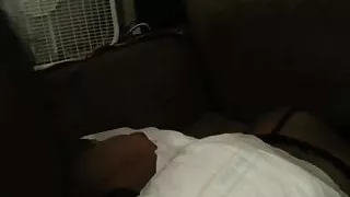 Diaper cumshott with my wife.