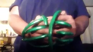 Grren Long Nails