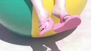Beachball Flip-flop Dangle