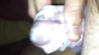 Ein weiterer Wichser in einer Mädchensocke