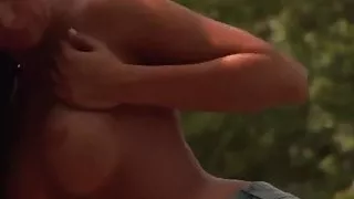 Amazing babe outdoor