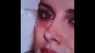 Tribute to slut whore Kristen Stewart