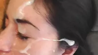 Avsugning, Sperma, Cumshot, Europeisk, Ansiktssprutning, Tik