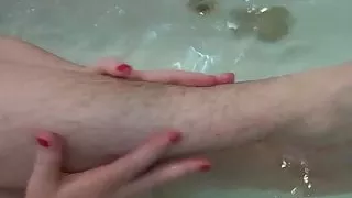 hairy pit, pussy beauty showers & masterbates meaty lips