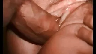 two nice pussies getting streched