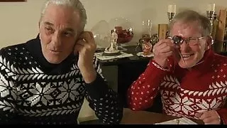 Horny grandpas fuck a sexy young nurse