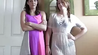 Punished for trying to sniff our panties