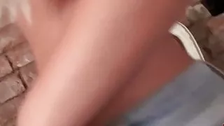 Jeans, Unterwäsche, Höschen, Eng, Upskirt, Ehefrau