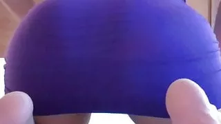 Smothering your face with my big round ass