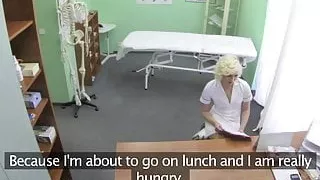 FakeHospital Naughty nurse heals patient with her tongue