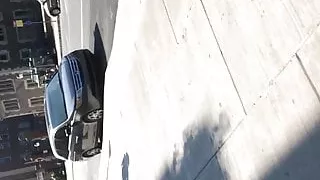 Butt cheeks fighting in a skirt