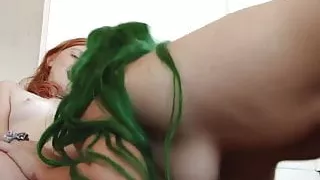 Girls Out West - Hairy lesbian cunts fucked with fingers