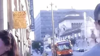 Brooklyn Lee gets huge facial outdoor