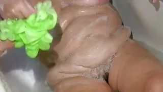 Old chubby Granny has massage of BBW mature Nurse