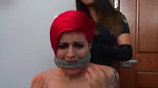 Femdom ballbusting - Police 2