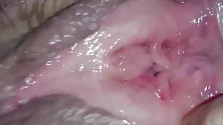 extreme internal close up gape and squirt