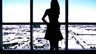 FantasyHD Sierra strips for her man and fucks him hard