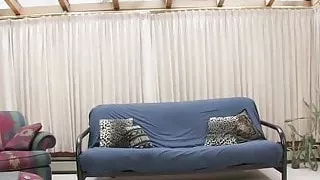 Seducing A Brunette Babe Into Lesbian Sex